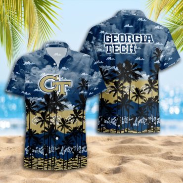 Georgia Tech Yellow Jackets | Hawaiian Shirt Trending Summer. Gift For Fan S88912