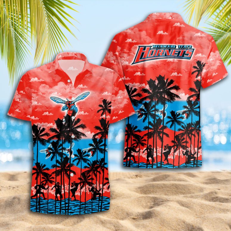 Delaware State Hornets | Hawaiian Shirt Trending Summer. Gift For Fan S88912