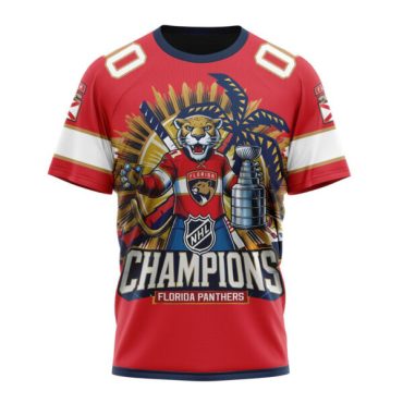 Florida Panthers | Home 3D Cotton T-Shirt Stanley Cup