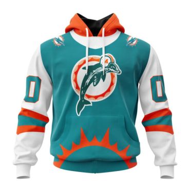 Miami Dolphins | Personalized Reverse Retro Pattern