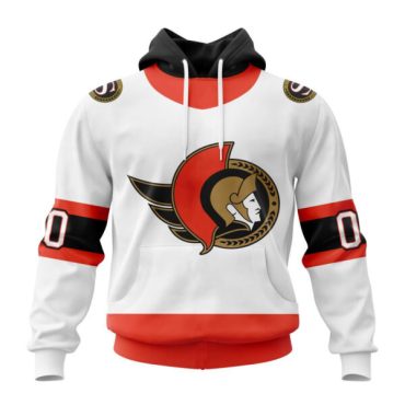 Ottawa Senators | Personalized Away Hoodie Jerseys