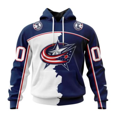 Columbus Blue Jackets | Personalize Home Mix Away Hoodie