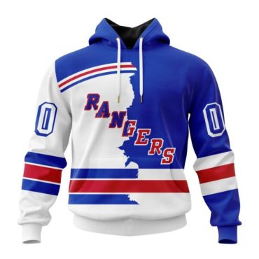 New York Rangers | Personalize Home Mix Away Hoodie