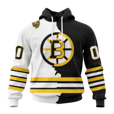 Boston Bruins | Personalize Home Mix Away Hoodie