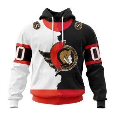 Ottawa Senators | Personalize Home Mix Away Hoodie