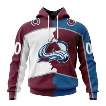 Colorado Avalanche | Personalize Home Mix Away Hoodie