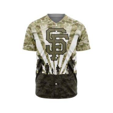 San Francisco Giants | Personalized Honor Veterans Jersey All Printed