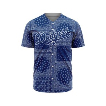 Los Angeles Dodgers | Personalized Paisley Design Jersey All Printed