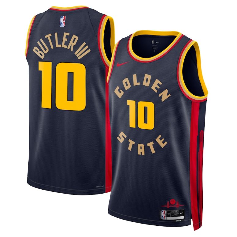 Golden State Warriors Nike City Edition Swingman Jersey 2024 - Navy - Jimmy Butler III - Unisex