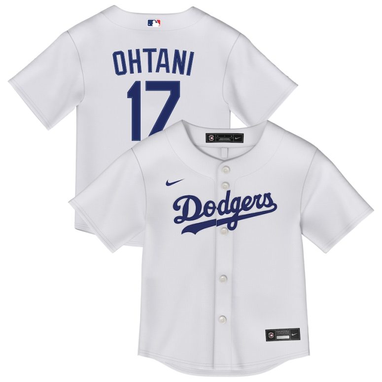 Infant Los Angeles Dodgers Shohei Ohtani Nike White Home Replica Jersey
