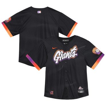 Infant San Francisco Giants  Outerstuff Anthracite 2025 City Connect Limited Jersey