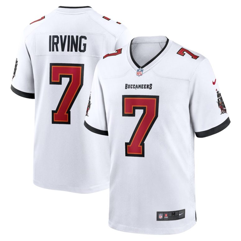 Men's Tampa Bay Buccaneers Bucky Irving Nike  White Game Jersey