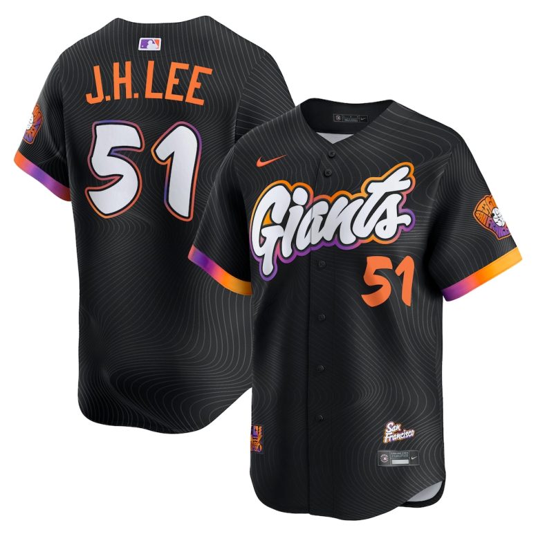 Men's San Francisco Giants Jung Hoo Lee Nike Black 2025 City Connect Limited Jersey