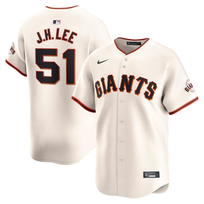 Men's San Francisco Giants Jung Hoo Lee Nike Cream Home Limited Player Jersey