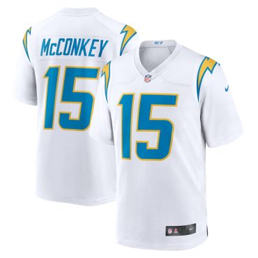 Men's Los Angeles Chargers Ladd McConkey Nike  White Game Jersey