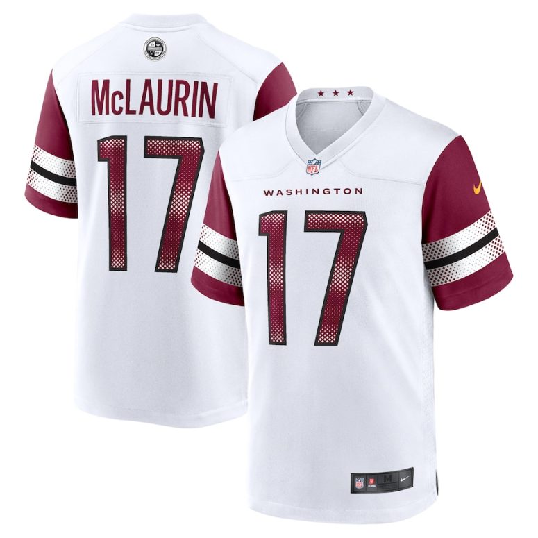 Men's Washington Commanders Terry McLaurin Nike  White Game Jersey