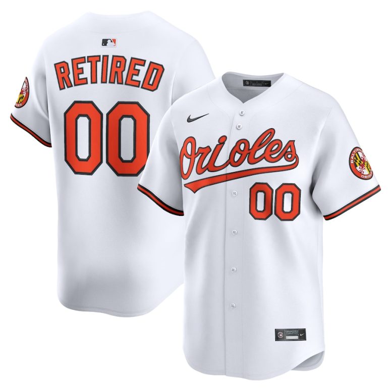 Men's Baltimore Orioles Nike White Home Limited Pick-A-Player Retired Roster Jersey