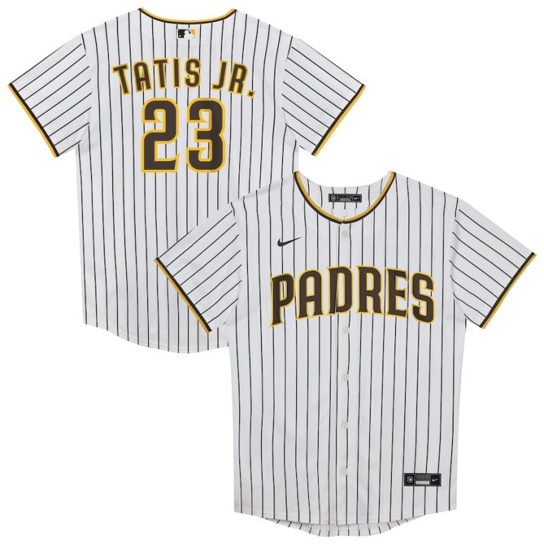 Preschool San Diego Padres Fernando Tatis Jr. Nike White Home Replica 2.0 Player Jersey