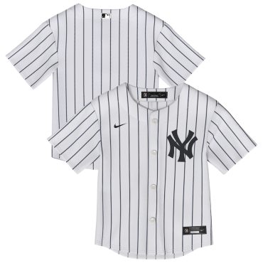 Toddler New York Yankees White Home Replica Jersey