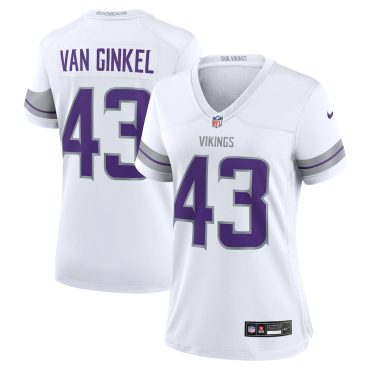 Women's Minnesota Vikings Andrew Van Ginkel Nike  White Alternate Game Jersey