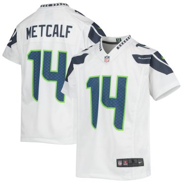 Youth Seattle Seahawks DK Metcalf Nike White Game Jersey